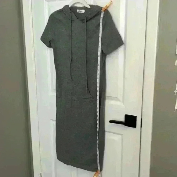 Missky Hoodie tshirt midi dress gray - Picture 7 of 10